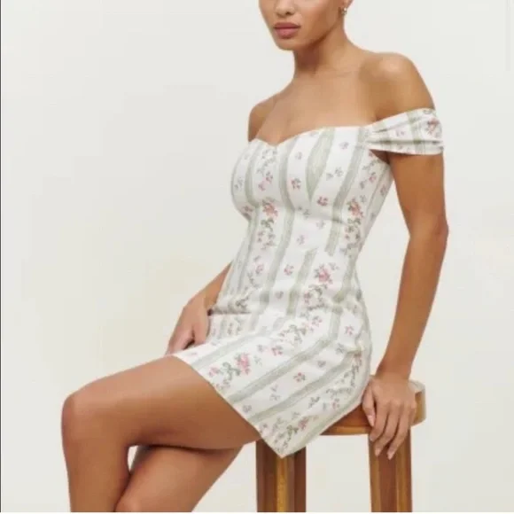 macy's white linen dresses Meggie Linen Maxi Dress main image 1